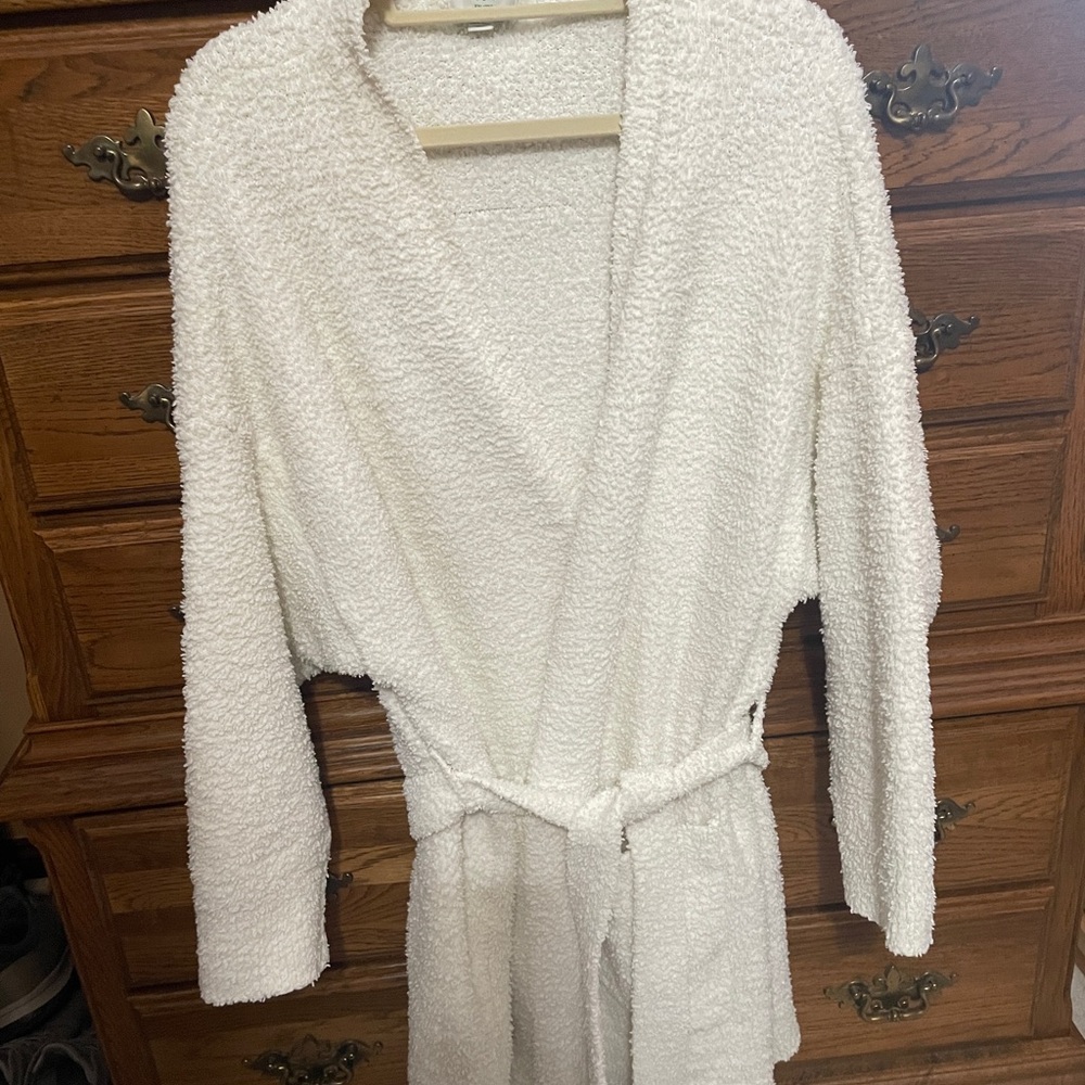 Aerie Plush Cream Robe